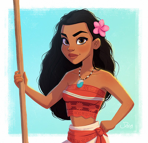 Moana illustration